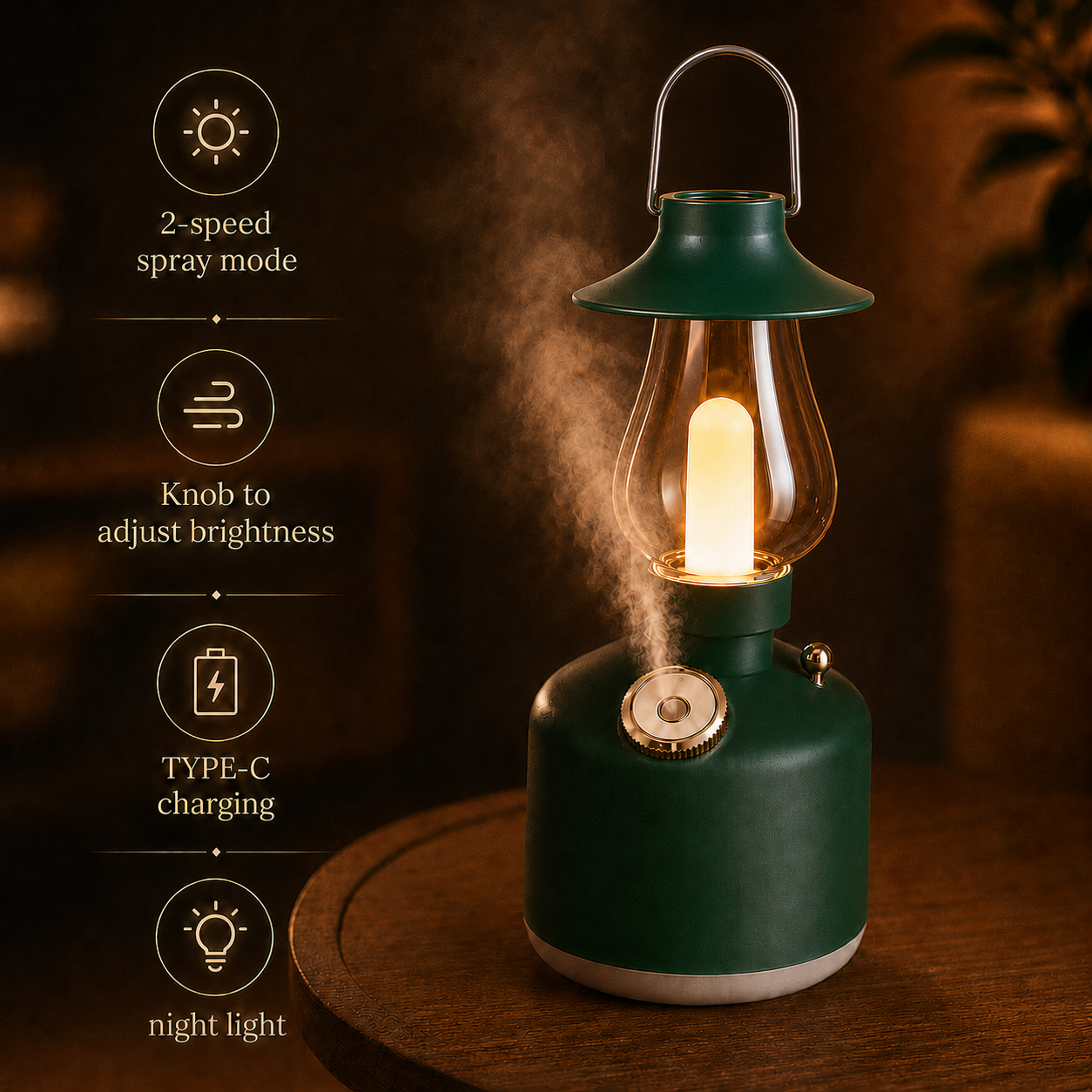 Lunalo™ - Retro Lamp Humidifier
