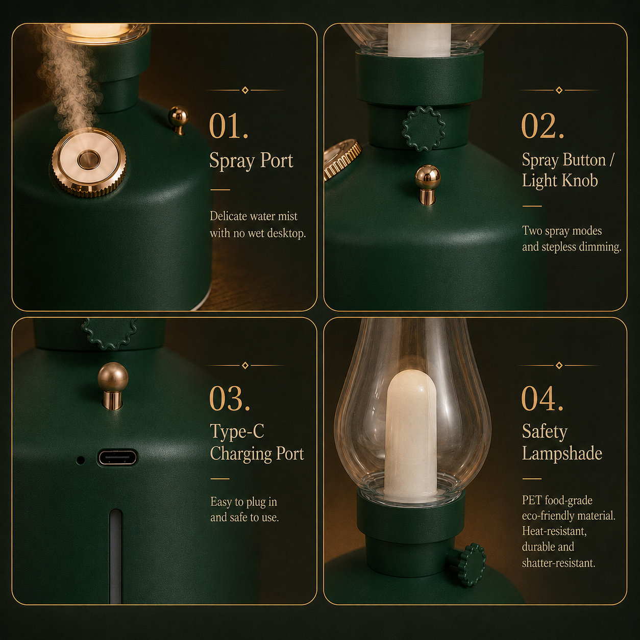 Lunalo™ - Retro Lamp Humidifier