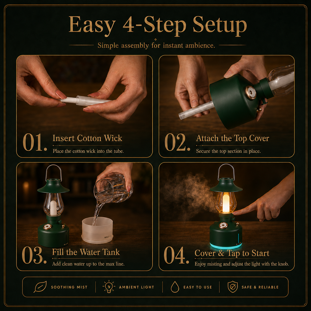 Lunalo™ - Retro Lamp Humidifier