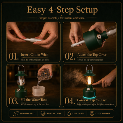 Lunalo™ - Retro Lamp Humidifier